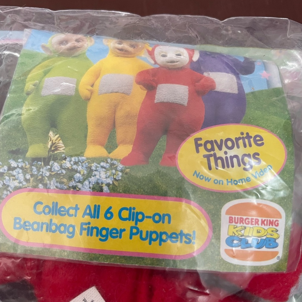 Teletubbies Red Plush Keychain Toy * Vintage 1999 - Picture 4 of 5